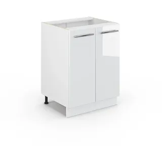 Vicco Unterschrank Fame-Line 60 x 82 x 51,6 cm Weiß Hochglanz