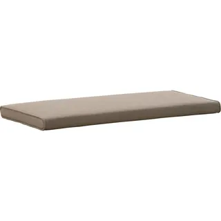 Novel Sitzkissen , Taupe , Textil , Füllung: Schaumstoff , 80x3x38 cm , Goldenes M, Made in Germany, DGM-Klimapakt , bügelleicht, pflegeleicht, formstabil , Heimtextilien, Wohntextilien, Sitzkissen