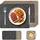 Abwaschbar und 4er Set Abwaschbar Schmutzabweisend rutschfest für Küche Esszimmer 43x30cm Grau/Beige