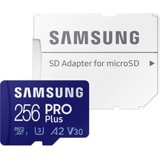 Samsung PRO Plus microSD Speicherkarte, 256 GB schwarz