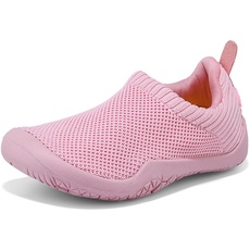 KVbabby Hausschuhe Junge Mädchen Kinderschuhe für Drinnen rutschfeste Leichte Hüttenschuhe Pantoffeln für Kleinkinder,C-Pink,27 EU