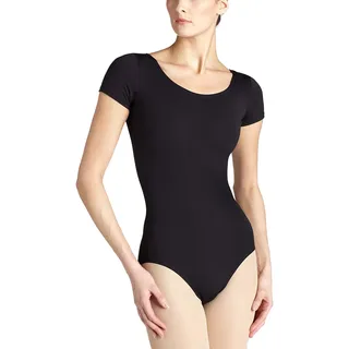 Capezio Damen Team Basic Gymnastikanzug, Schwarz, S