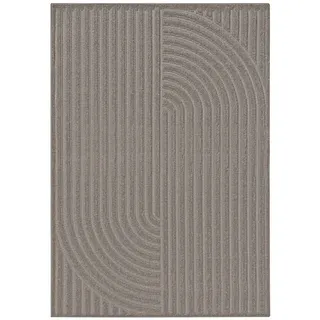 benuta Teppich Leo Hellgrau 300x400 cm , Kunststoff , Rechteckig , 300x400 cm , pflegeleicht , Teppiche und Böden, Teppiche