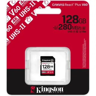 Kingston Canvas React Plus Sdxc Uhs-Ii U3,