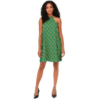 Only Lea Halterneck Kurzes ärmelloses Kleid - Greenlake / Aop Graphic Glam - XS