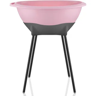 Babyjem Baby Badewanne Set Elegantes Babybadewanne Set Babywanne, Rosa
