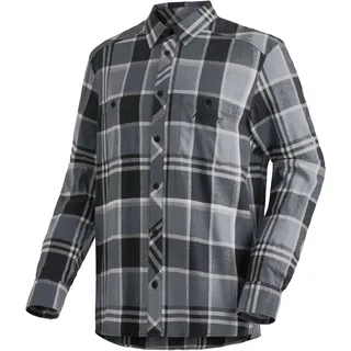 Maier Sports Herren Predeal 2.0 M Flanellhemd grey check 54