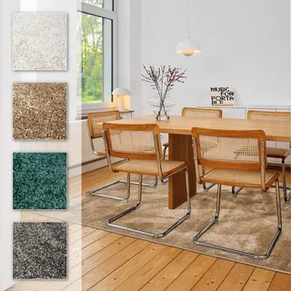 Astra Teppich »Sam 250« rechteckig 8 mm Höhe weicher Kurzflor, Wohnzimmer, Schlafzimmer