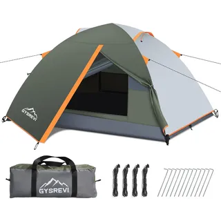 Gysrevi Camping Zelt Wurfzelt Zelt 2 Personen Kuppelzelte Wasserdicht Winddicht Dome Tent Ultraleicht Zelt für Camping Outdoor Trekking