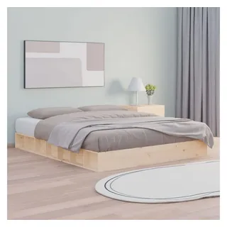 vidaXL Massivholzbett 180x200 cm