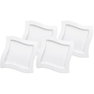Villeroy & Boch Speiseteller NewWave 27 cm weiß 4er Set