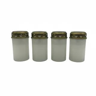 Relaxdays LED Grablicht 4 St. weiß