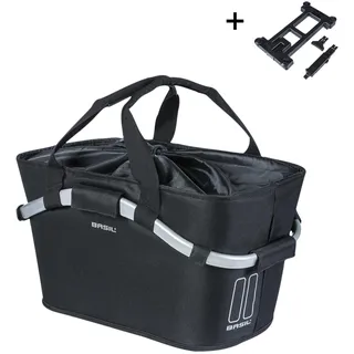 Basil Classic Carry All Mik Hinterer Korb schwarz