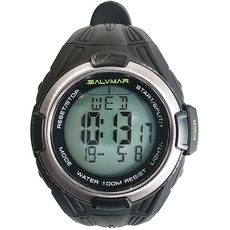 SALVIMAR Unisex – Erwachsene One Plus Tiefenmesser-Uhr, Schwarz, Einheitsgröße
