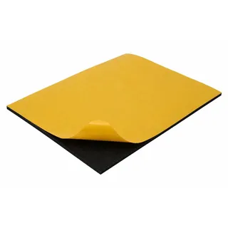Moosgummimatte, ca. 500 x 500 x 2 mm, selbstklebend, Zellkautschukmatte Gummimatte Dämmmatte