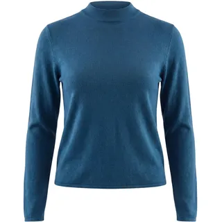 Zero Rundhalspullover "Feinstrickpullover mit Stehkragen", reflecting pond