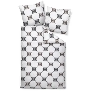 JANINE Bettwäsche J.D. 87103 weiß - BL 135x200 cm