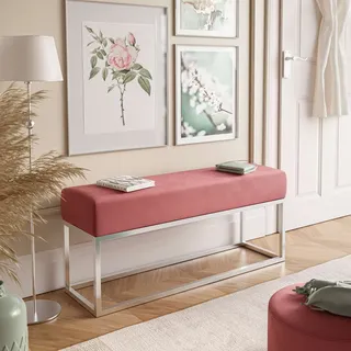 Polstersitzbank CANDY GLAMOUR II 110 cm Jasmine 72 - Rosa