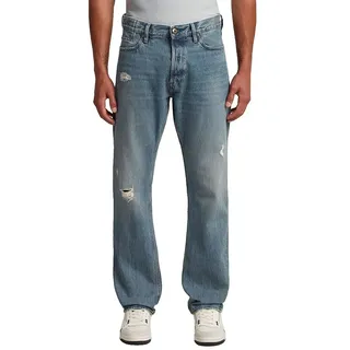 G-star Dakota Regular Straight Jeans - Vintage Storm Destroyed - 30 - 34