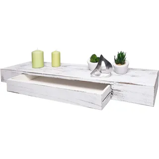 MCW Wandregal 80 x 8 x 25 cm Weiß