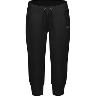 erima Damen 3/4 Sweathose mit Bündchen 250219 46 - Schwarz2 - 46