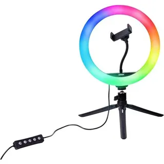 Dörr  Dörr Vlogging Kit VL-26 RGB Ringleuchte Anzahl LEDs=130