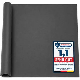 Hinrichs Antirutschmatte Auto 120 x 100 cm - Kofferraummatte zuschneidbar & wasserdicht - Anti Rutsch Matte, Schmutzfangmatte & Schubladenmatte - Gummimatte Kofferraum - Unterlage für Hundebox