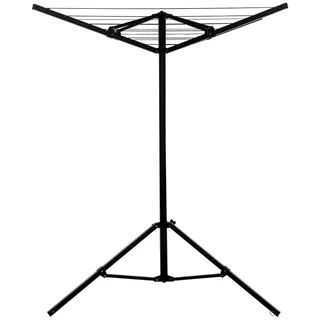 Travellife Wäschespinne drehbar 110x158 cm Schwarz - Schwarz