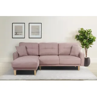 Home Affaire »TRIPLO optionale Schlafsofa mit Bettkasten, Maße B/T/H: 234/164/89 cm« L-Form wahlweise mit Bettfunktion - Liegefläche 132x210 cm,
