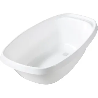 Orthex Badewanne 50 L mit Stöpsel | Weiß | Babywanne | BPA-frei | 10 Jahre Garantie | L90 x B47 x H24 cm