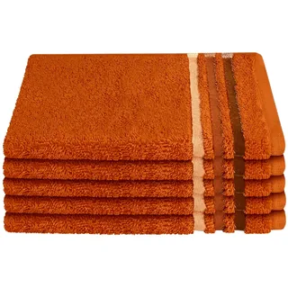 SCHIESSER Skyline Color Handtuchset 5-tlg. orange