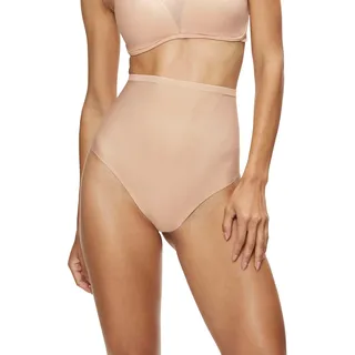 Triumph Shape Smart Highwaist-String, Shaping-Effekt, nahtlos, für Damen, beige XL
