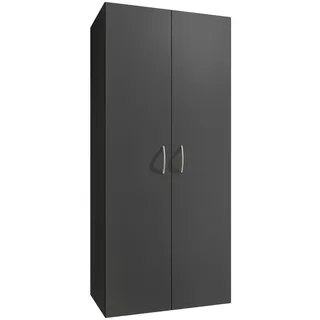 WIMEX Kleiderschrank Multiraumkonzept 80 x 185 x 54 cm Grau