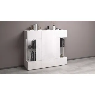 OTTO home Highboard Egypt 135 x 38,4 x 120 cm Weiß