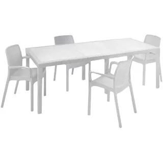 Dmora Moie Set 5-tlg. Weiß