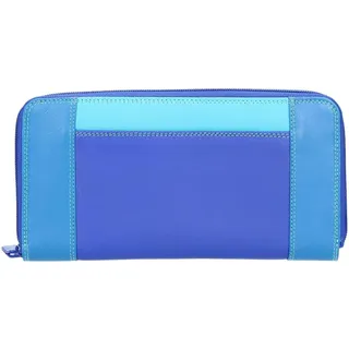 mywalit 8 Around Purse W/Back Reißverschluss, Reisezubehör, Geldbörse, Damen, Mehrfarbig, groß, Marineblau, L, Vorderseite