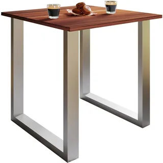 VCM Xona U 140 x 50 cm braun/silber