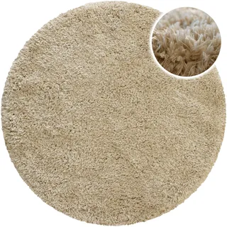 Esprit Hochflor-Teppich »YOGI ESP-096« rund 50 mm Höhe flauschiger weicher Flor, Wohnzimmer, Schlafzimmer