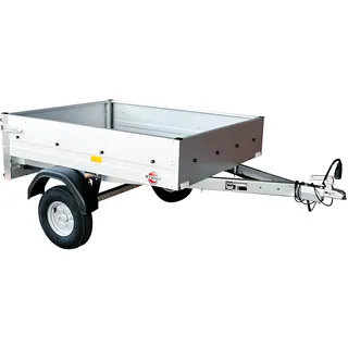 PKW-Anhänger STEMA "Mini 350", silber (silberfarben), KFZ-Anhänger, PKW-Anhänger