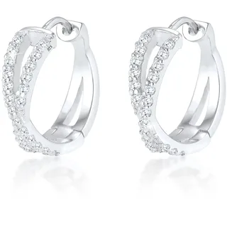 ELLI PREMIUM Creolen ELLI PREMIUM Silber 925 Zirkonia 19