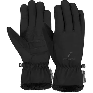 Reusch Daily Lady STORMBLOXX warme, windabweisende, Wasserabweisende und extra atmungsaktive Outdoorhandschuhe Sporthandschuhe Damen für Outdoor-Aktivitäten, schwarz, 7,5