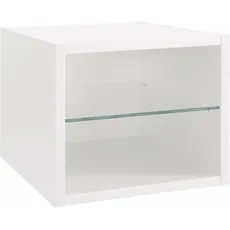 OPTIFIT Regalelement »Napoli«, (Set bestehend aus Waschtisch und Spiegelschrank), für Unterschrank, Breite 30cm, weiß