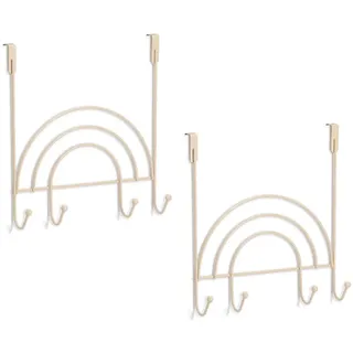 Zeller Garderobenleiste ZELLER PRESENT Regenbogen Design beige