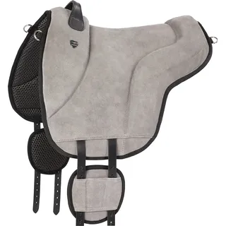 Equinate Reitpad California Wildlederpad Dunkelgrau Pony - Schwarz