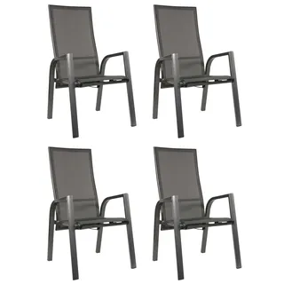 Gardissimo BERN Alu Diningsessel Stapelsessel Gartenstuhl verstellbar