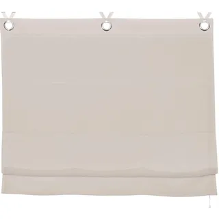 Raffrollo OTTO HOME "Fiete" Gr. 2, beige, B:60cm H:150cm, Obermaterial: 100% Polyester, Raffrollos, Raffrollo, Leinen Optik, halbtransparent, monochrom, basic