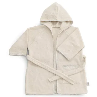 ITALBABY Bambus Baumwolle Frottee Bademantel, 0 bis 6 Monate, beige