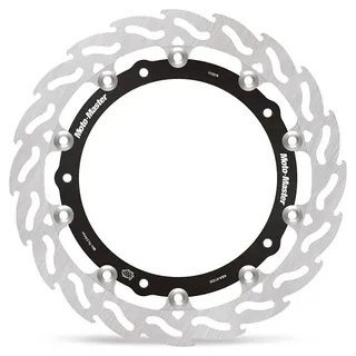Moto-master Flame Bmw R 12 Abs 24-26/r 12 Ninet Abs 24-26/r 1300 Gs Abs 23-26 113278 Schwimmende Vordere Bremsscheibe - Black / Silver - One Size