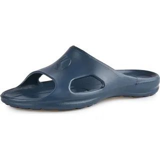 Ladeheid Damen leichte Eva Badelatschen Gartenschuhe Badepantolette Badeschuhe KL039D (Dunkelblau, 40 EU) - Blau
