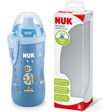 Bild NUK-Trinklernflasche-Push-Pull-Tülle-Monaten-auslaufsicher